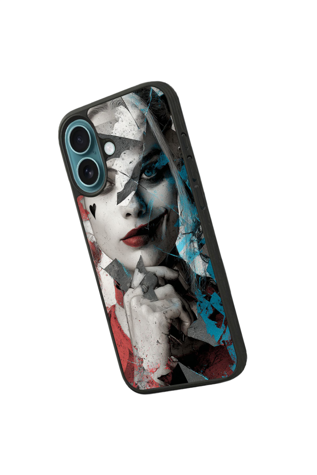 iPhone 16 Plus Uyumlu HarleyQueen Tasarımlı Glossy Premium Kılıf