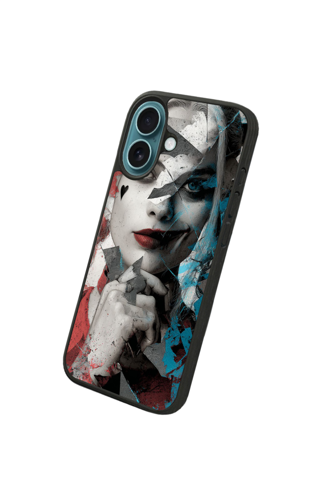 iPhone 16 Plus Uyumlu HarleyQueen Tasarımlı Glossy Premium Kılıf