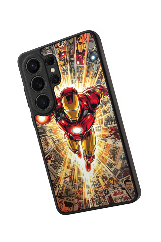 Samsung Galaxy S26 Ultra Uyumlu Iron Man ( Demir Adam ) Tasarımlı Glossy Premium Kılıf