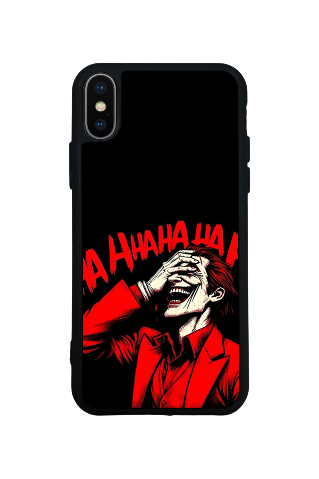 iPhone X/ XS Uyumlu Joker Tasarımlı Glossy Premium Kılıf