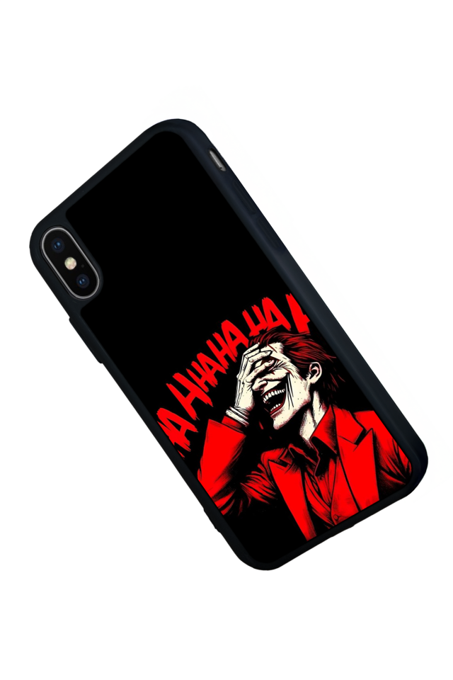 iPhone X/ XS Uyumlu Joker Tasarımlı Glossy Premium Kılıf