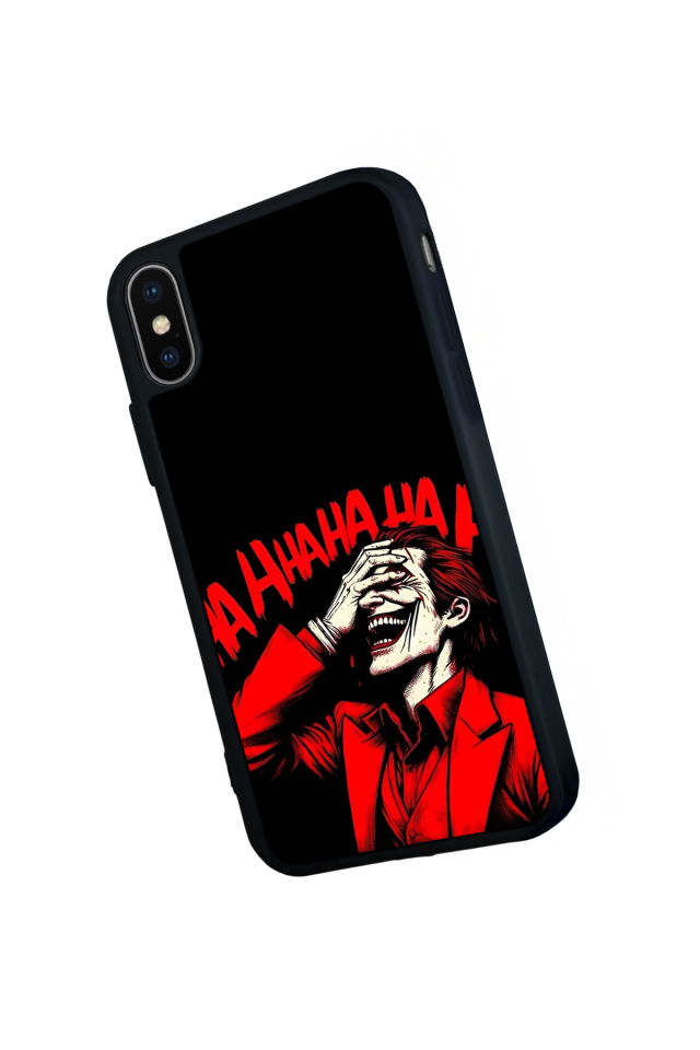 iPhone X/ XS Uyumlu Joker Tasarımlı Glossy Premium Kılıf