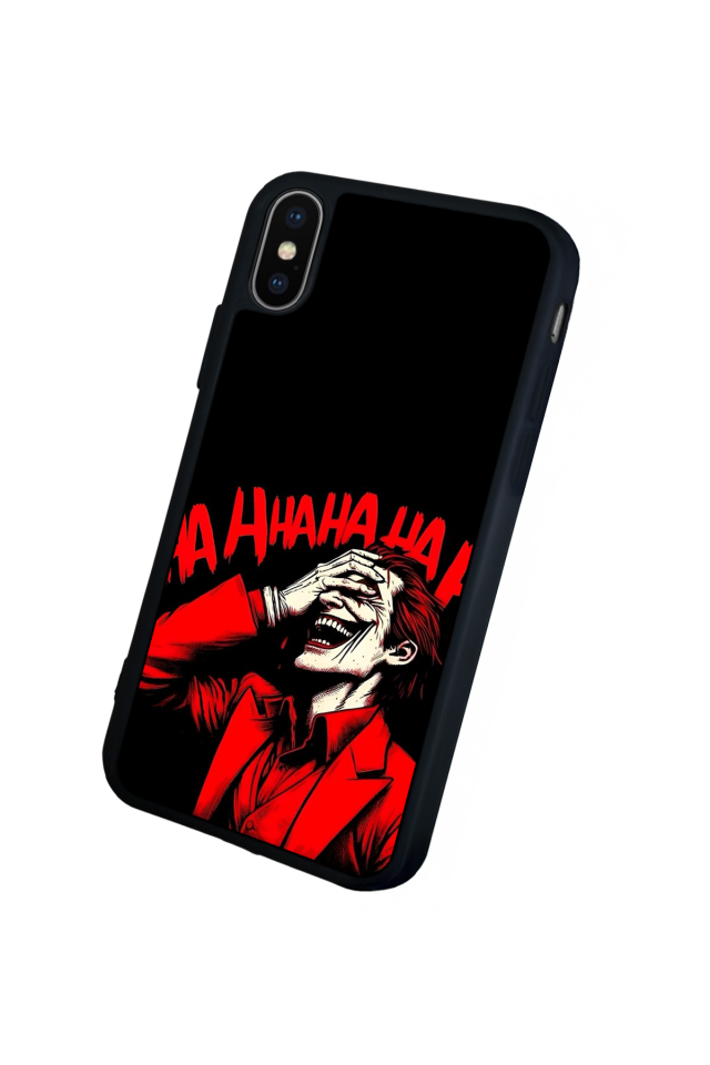 iPhone X/ XS Uyumlu Joker Tasarımlı Glossy Premium Kılıf