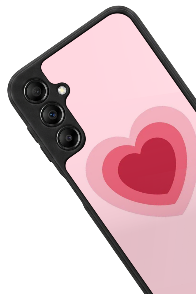 Samsung Galaxy A14 Uyumlu Kalp Love Tasarımlı Glossy Premium Kılıf