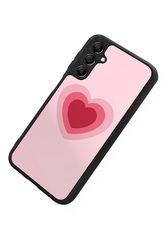 Samsung Galaxy A14 Uyumlu Kalp Love Tasarımlı Glossy Premium Kılıf