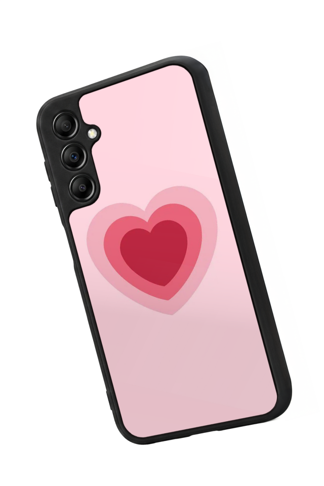 Samsung Galaxy A14 Uyumlu Kalp Love Tasarımlı Glossy Premium Kılıf