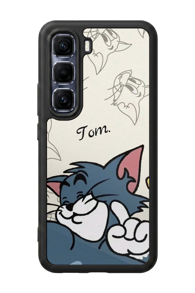 Infinix Hot 60 Pro Plus Uyumlu Tom And Jerry Tasarımlı Glossy Premium Kılıf