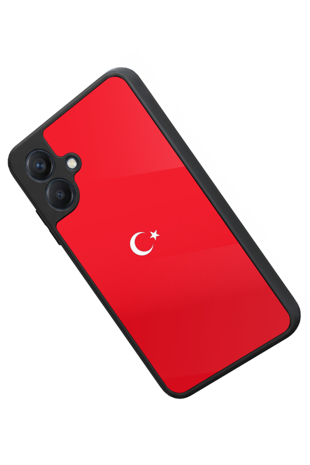 Samsung Galaxy A07 Uyumlu Türk Bayragi Tasarımlı Glossy Premium Kılıf