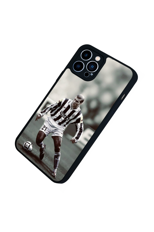 iPhone 13 Pro Max Uyumlu Zidane Tasarımlı Glossy Premium Kılıf