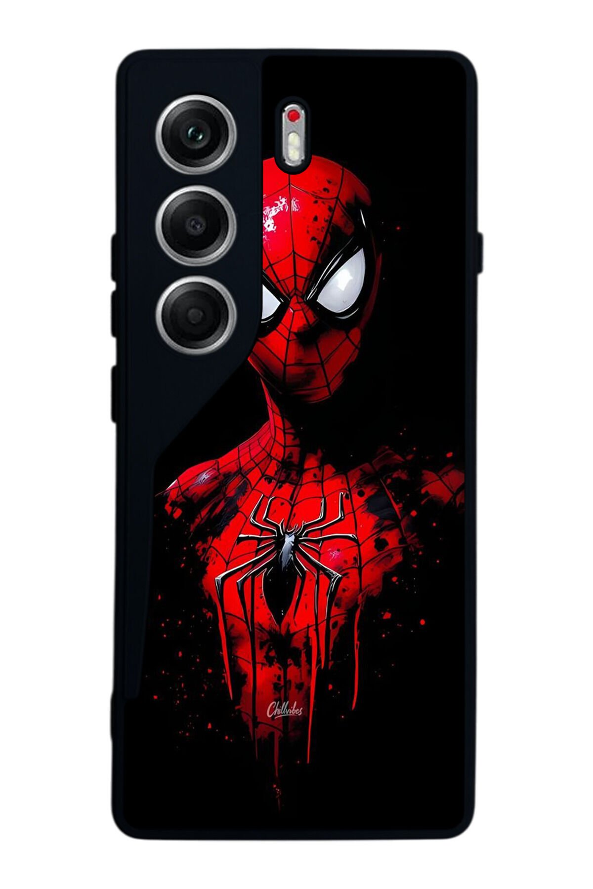 Tecno Camon 40 Uyumlu Spider Man ( Örümcek Adam ) Tasarımlı Glossy Premium Kılıf