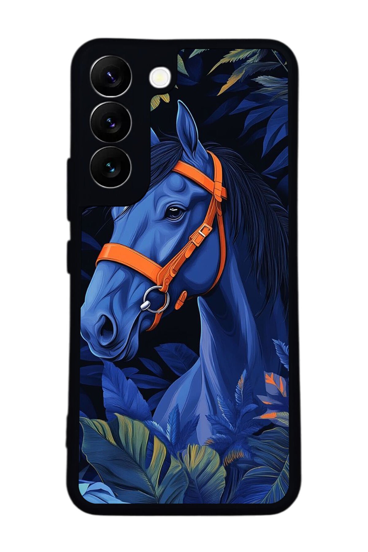 Samsung Galaxy S22 Uyumlu At Horse Tasarımlı Glossy Premium Kılıf