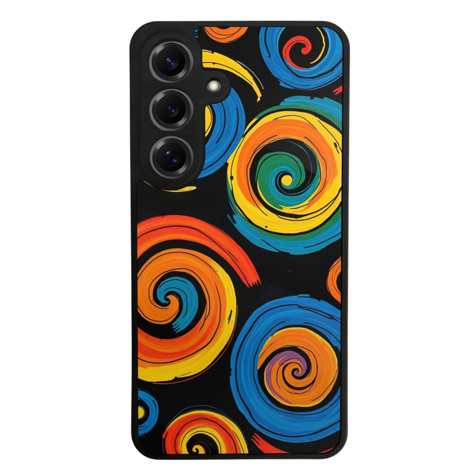 Samsung Galaxy S25 Uyumlu Abstract Tasarımlı Glossy Premium Kılıf