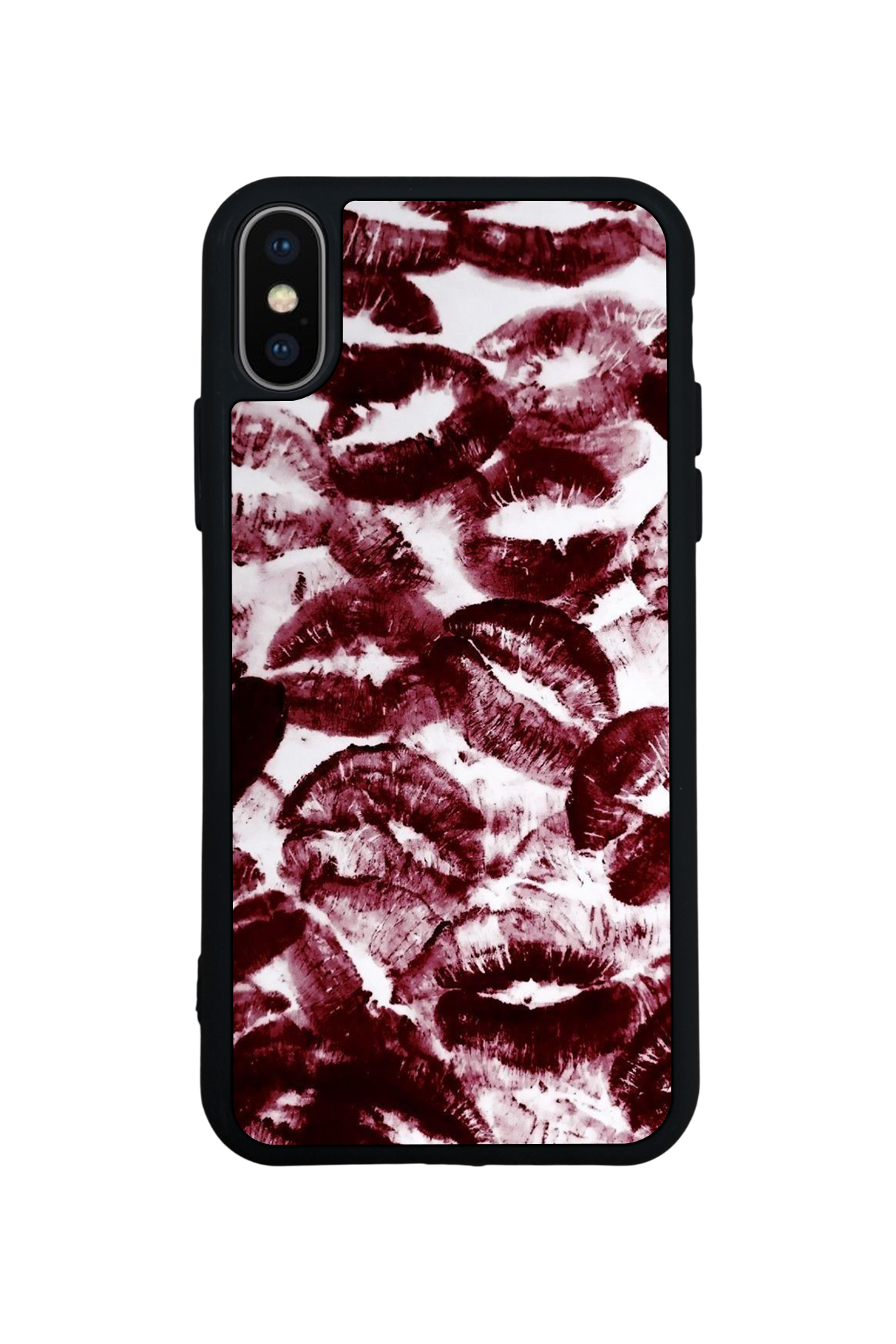 iPhone XS Max Uyumlu Dudak Tasarımlı Glossy Premium Kılıf