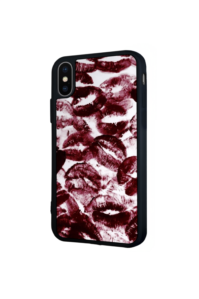 iPhone XS Max Uyumlu Dudak Tasarımlı Glossy Premium Kılıf