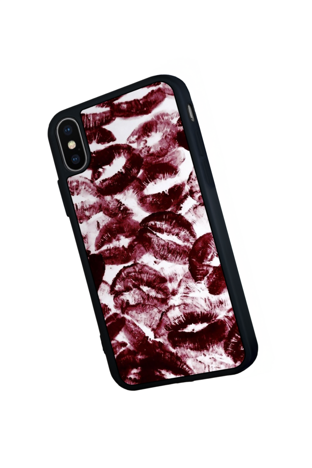 iPhone XS Max Uyumlu Dudak Tasarımlı Glossy Premium Kılıf