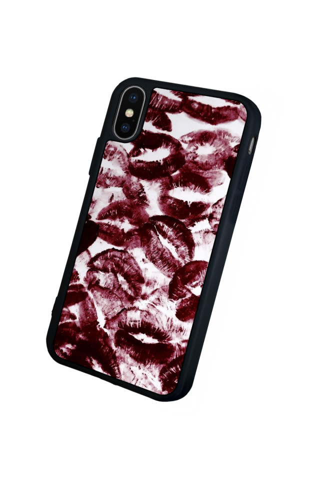 iPhone XS Max Uyumlu Dudak Tasarımlı Glossy Premium Kılıf