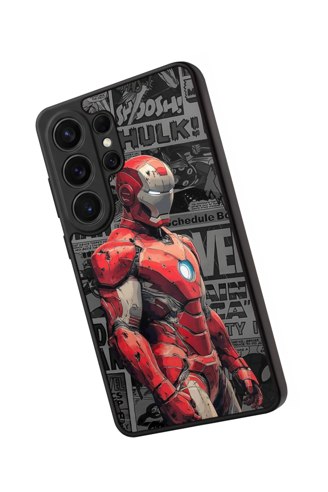 Samsung Galaxy S26 Ultra Uyumlu Iron Man ( Demir Adam ) Tasarımlı Glossy Premium Kılıf