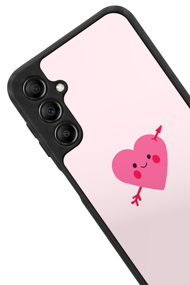 Samsung Galaxy A14 Uyumlu Kalp Love Tasarımlı Glossy Premium Kılıf