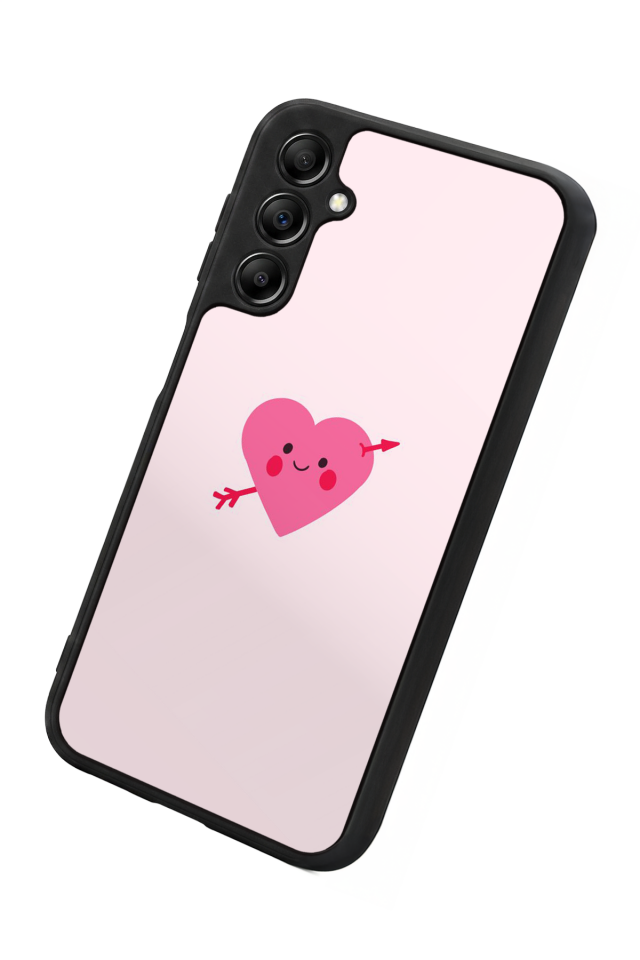 Samsung Galaxy A14 Uyumlu Kalp Love Tasarımlı Glossy Premium Kılıf