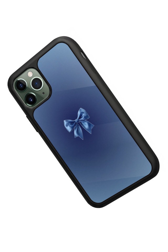 iPhone 11 Pro Uyumlu Kurdele Tasarımlı Glossy Premium Kılıf