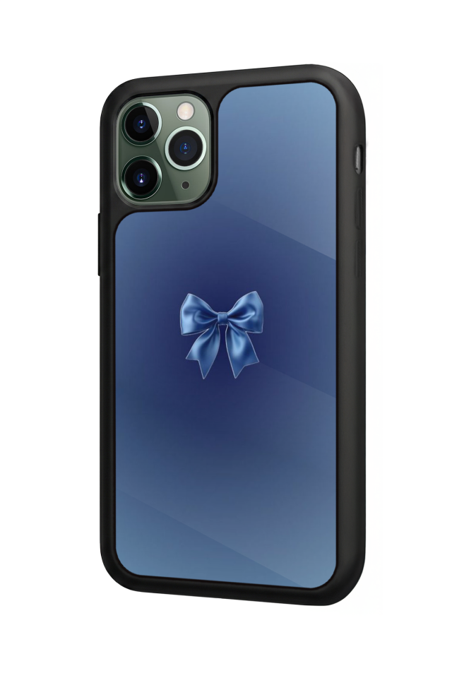 iPhone 11 Pro Uyumlu Kurdele Tasarımlı Glossy Premium Kılıf
