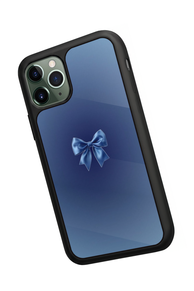 iPhone 11 Pro Uyumlu Kurdele Tasarımlı Glossy Premium Kılıf