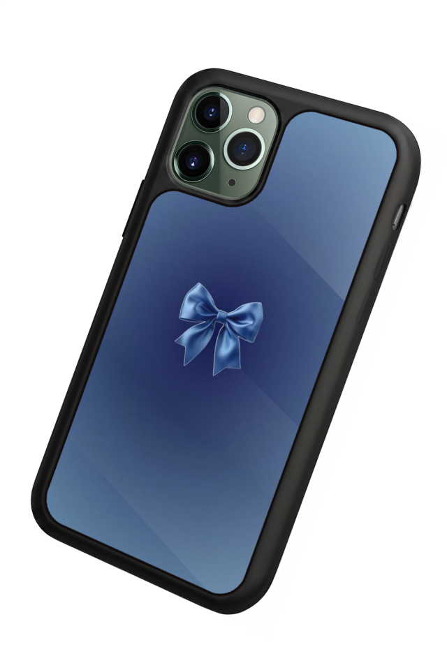 iPhone 11 Pro Uyumlu Kurdele Tasarımlı Glossy Premium Kılıf