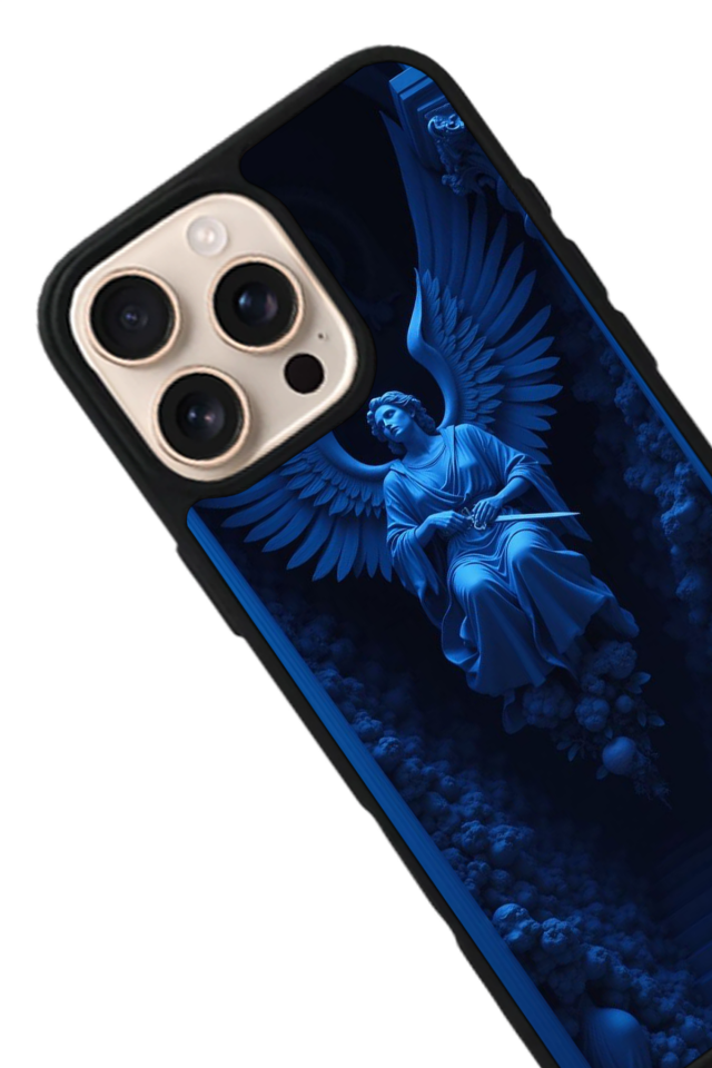 iPhone 15 Pro Uyumlu Melek Tasarımlı Glossy Premium Kılıf