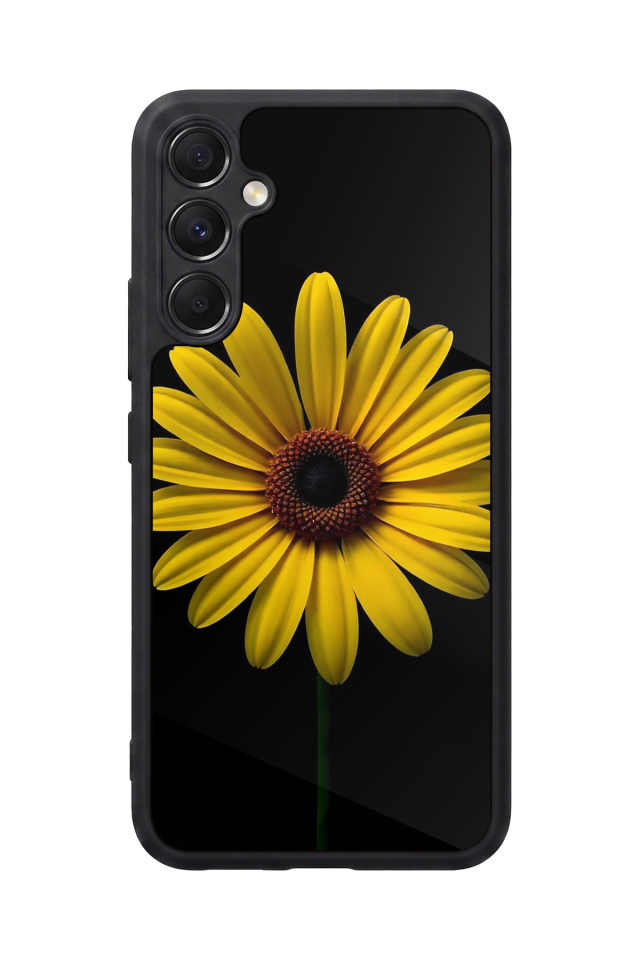 Samsung Galaxy M34 Uyumlu Papatya Tasarımlı Glossy Premium Kılıf