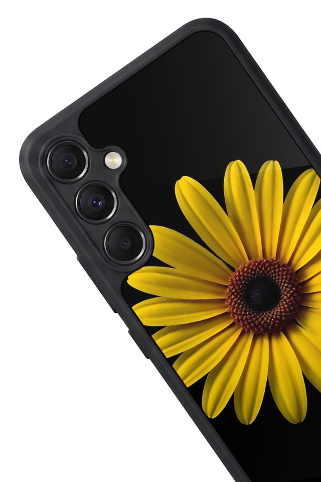 Samsung Galaxy M34 Uyumlu Papatya Tasarımlı Glossy Premium Kılıf