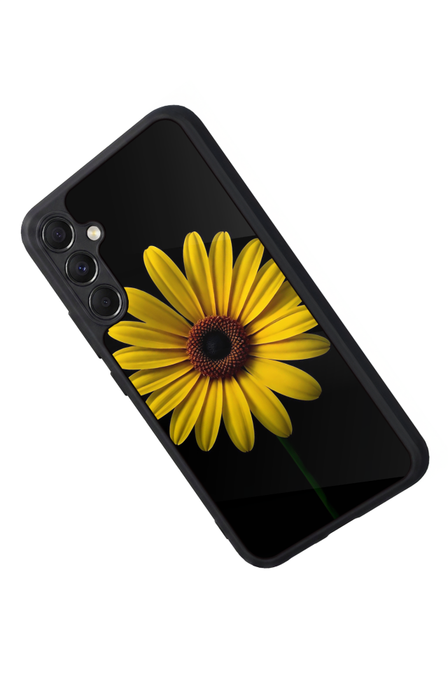 Samsung Galaxy M34 Uyumlu Papatya Tasarımlı Glossy Premium Kılıf
