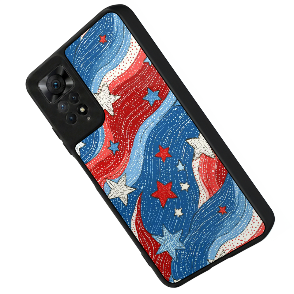 Xiaomi Redmi Note 12 Pro Uyumlu Retro Yildizlar Tasarımlı Glossy Premium Kılıf