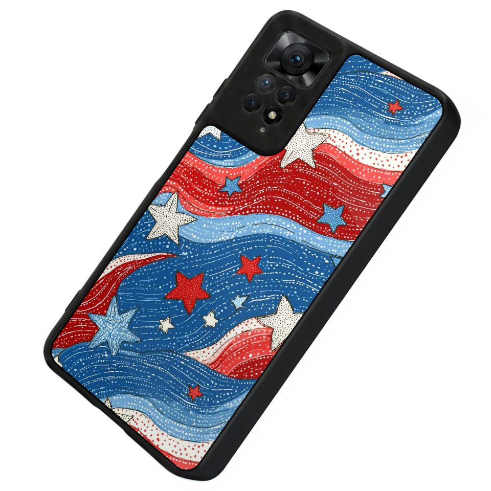 Xiaomi Redmi Note 12 Pro Uyumlu Retro Yildizlar Tasarımlı Glossy Premium Kılıf