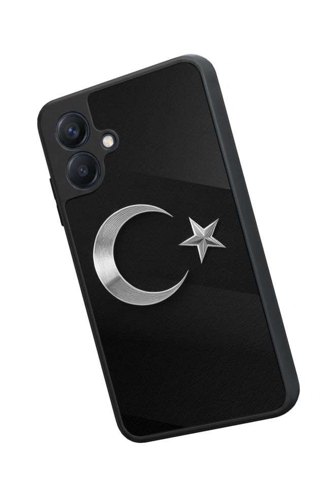 Samsung Galaxy A07 Uyumlu Türk Bayragi Tasarımlı Glossy Premium Kılıf