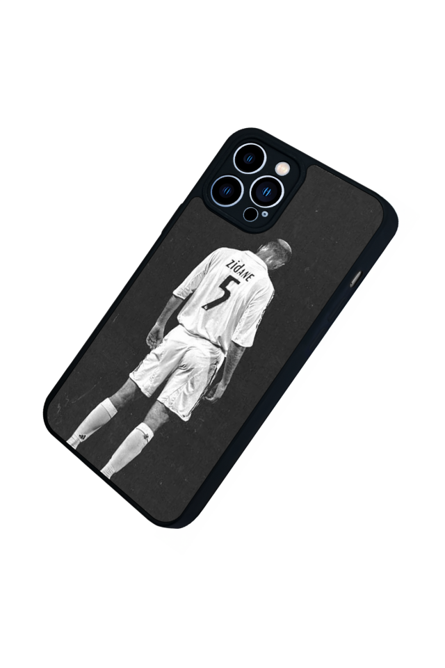 iPhone 13 Pro Max Uyumlu Zidane Tasarımlı Glossy Premium Kılıf