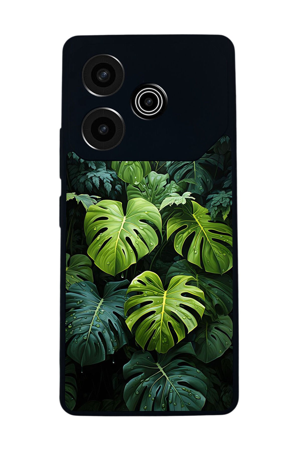 Tecno Pova 6 Uyumlu Botanik Tasarımlı Glossy Premium Kılıf