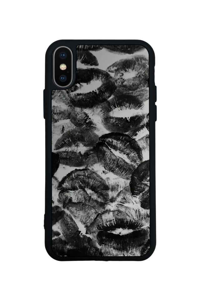 iPhone XS Max Uyumlu Dudak Tasarımlı Glossy Premium Kılıf