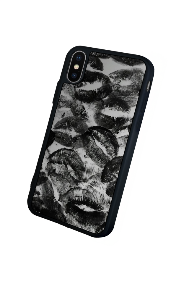 iPhone XS Max Uyumlu Dudak Tasarımlı Glossy Premium Kılıf