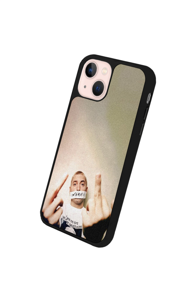 iPhone 15 Uyumlu Eminem Tasarımlı Glossy Premium Kılıf