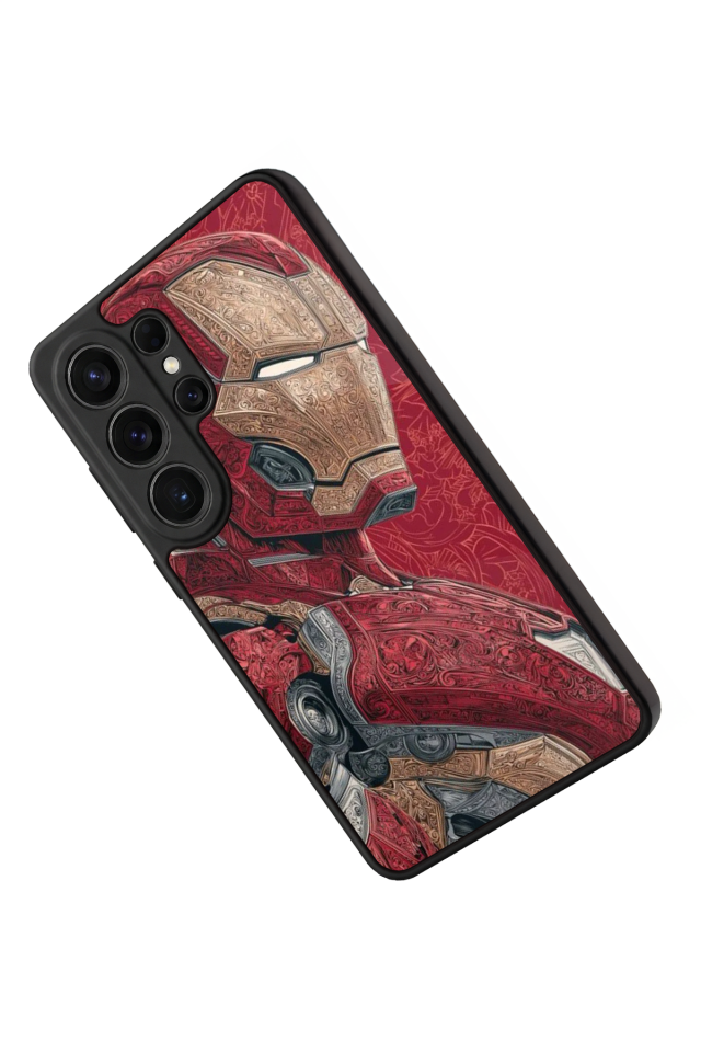 Samsung Galaxy S26 Ultra Uyumlu Iron Man ( Demir Adam ) Tasarımlı Glossy Premium Kılıf