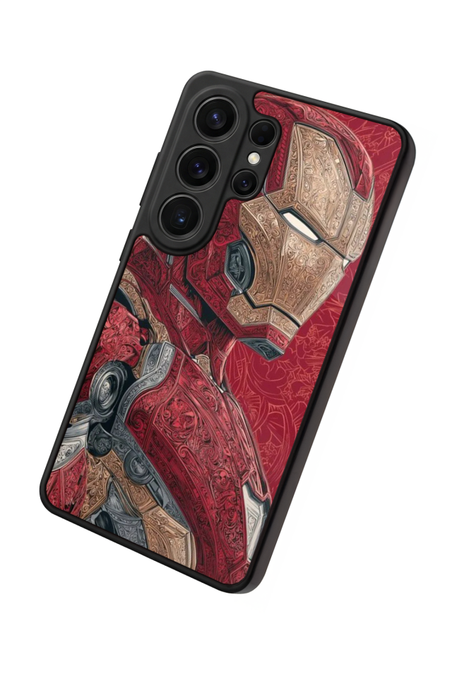 Samsung Galaxy S26 Ultra Uyumlu Iron Man ( Demir Adam ) Tasarımlı Glossy Premium Kılıf