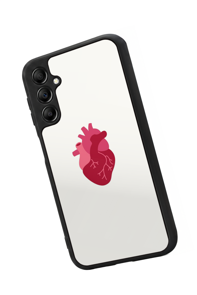 Samsung Galaxy A14 Uyumlu Kalp Love Tasarımlı Glossy Premium Kılıf