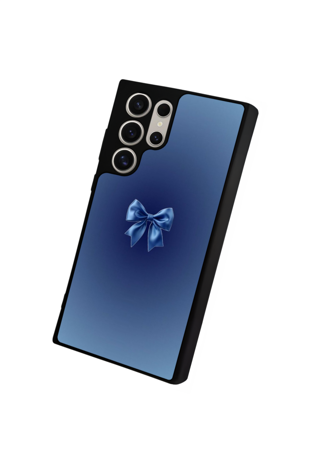 Samsung Galaxy S23 Ultra Uyumlu Kurdele Tasarımlı Glossy Premium Kılıf
