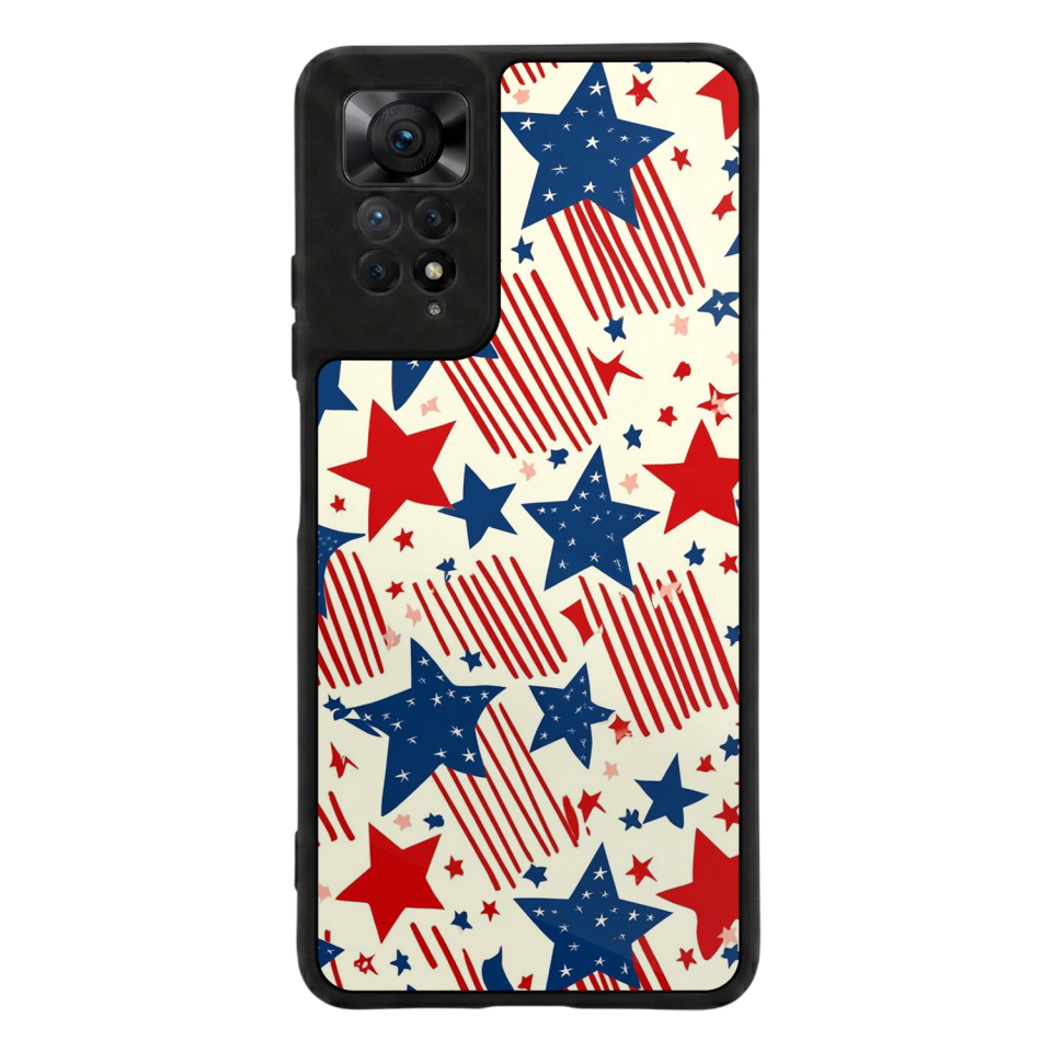 Xiaomi Redmi Note 12 Pro Uyumlu Retro Yildizlar Tasarımlı Glossy Premium Kılıf