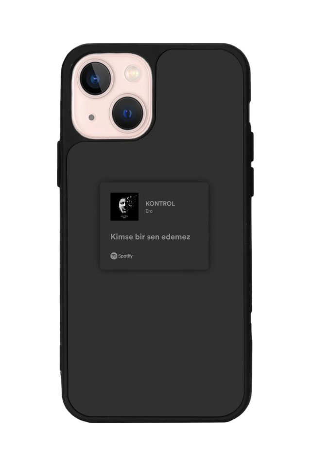 iPhone 13 Mini Uyumlu Sarki Sozleri Tasarımlı Glossy Premium Kılıf