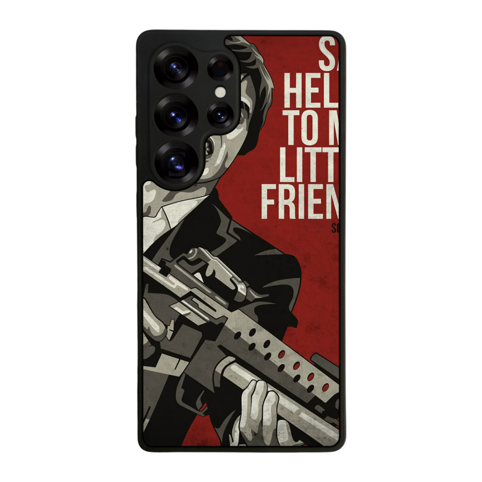 Samsung Galaxy S25 Ultra Uyumlu Scarface Tasarımlı Glossy Premium Kılıf