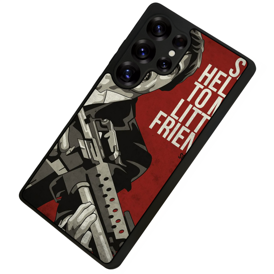 Samsung Galaxy S25 Ultra Uyumlu Scarface Tasarımlı Glossy Premium Kılıf