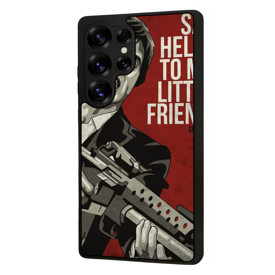 Samsung Galaxy S25 Ultra Uyumlu Scarface Tasarımlı Glossy Premium Kılıf