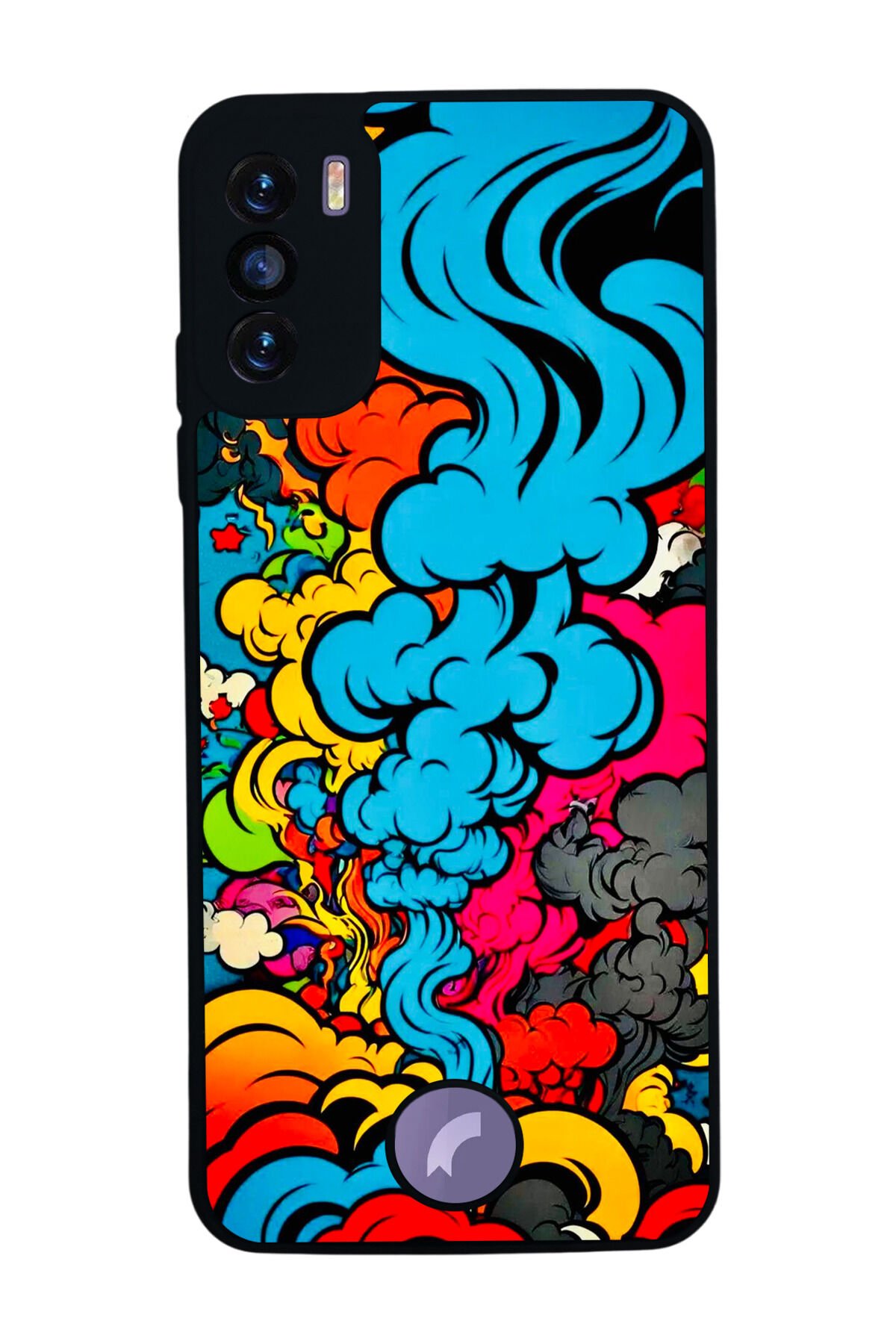 Reeder S19 Max Pro S Uyumlu Abstract Tasarımlı Glossy Premium Kılıf