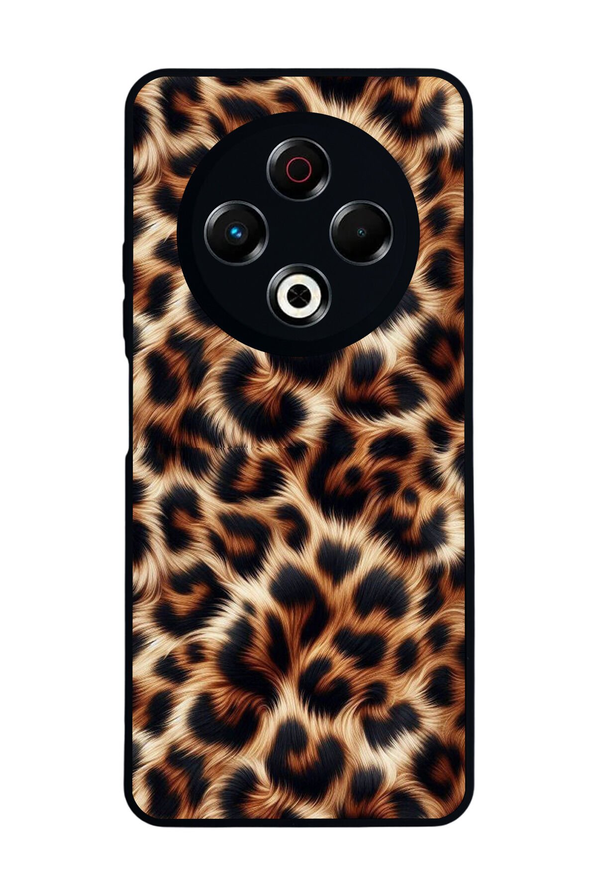 Tecno Spark 30 Uyumlu Leopar Tasarımlı Glossy Premium Kılıf